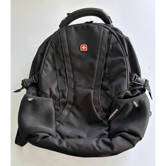 Swissgear 3760 ScanSmart Laptop All-in-One Black Backpack Carry On Luggage Strap - Picture 1 of 16
